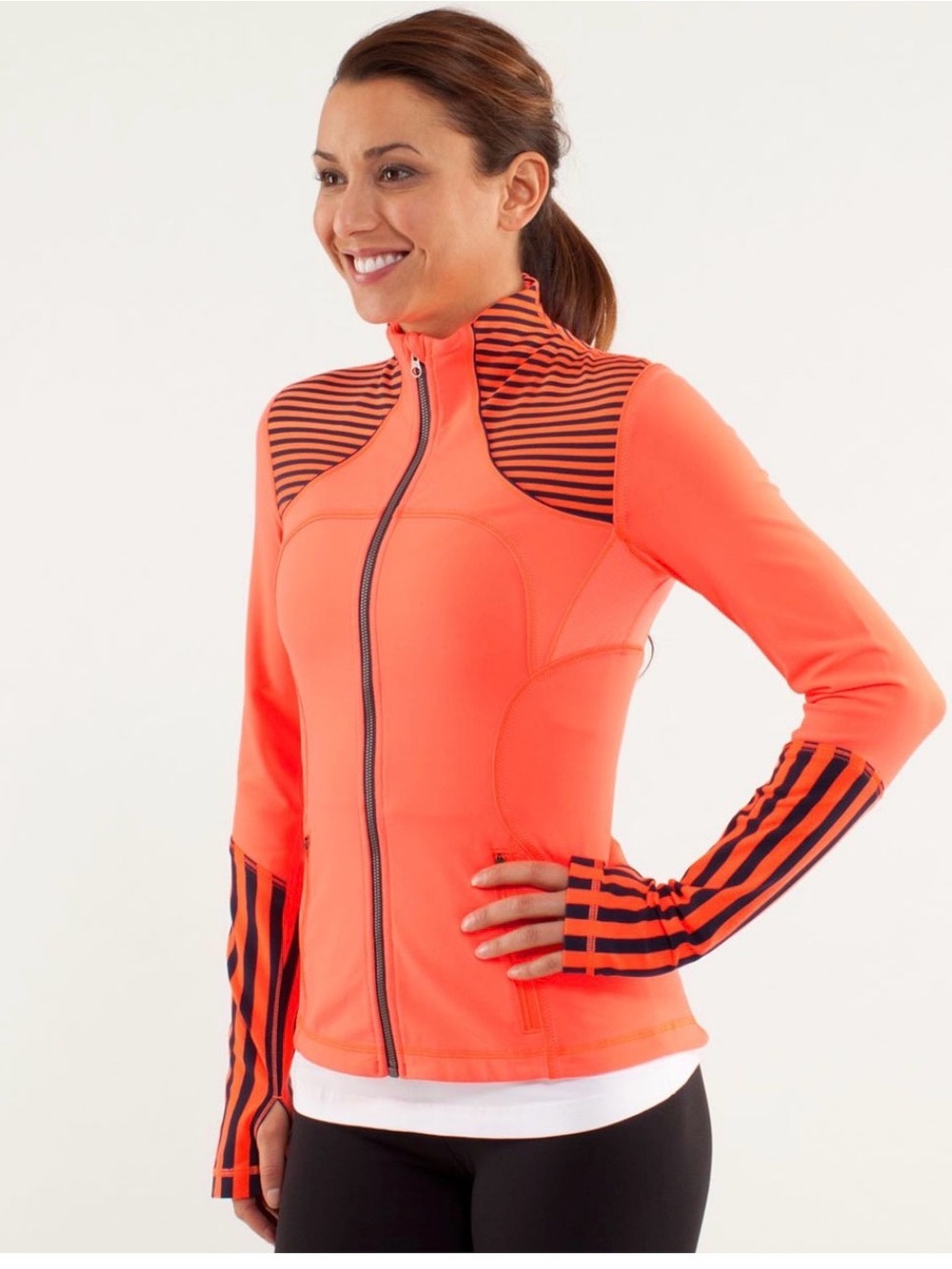 Lululemon Coral-Pink Athletic Define Jacket Nulu Sz 6